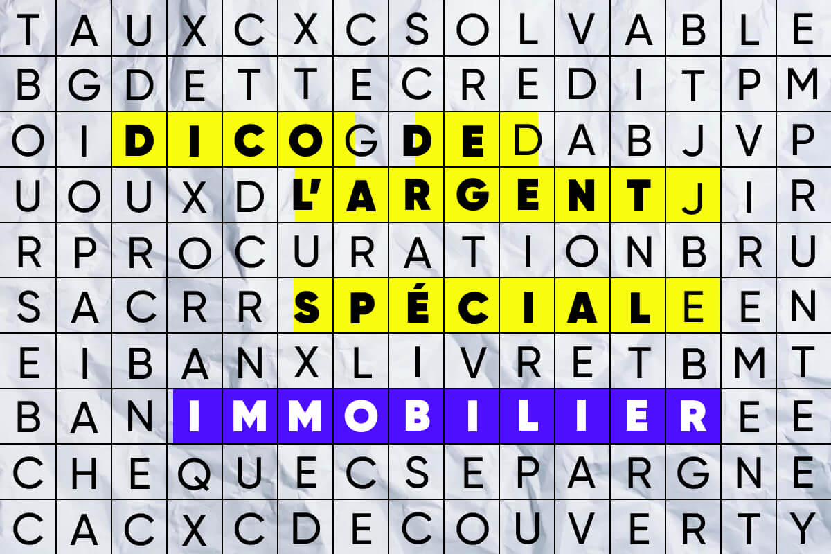 Dico spécial "immobilier"