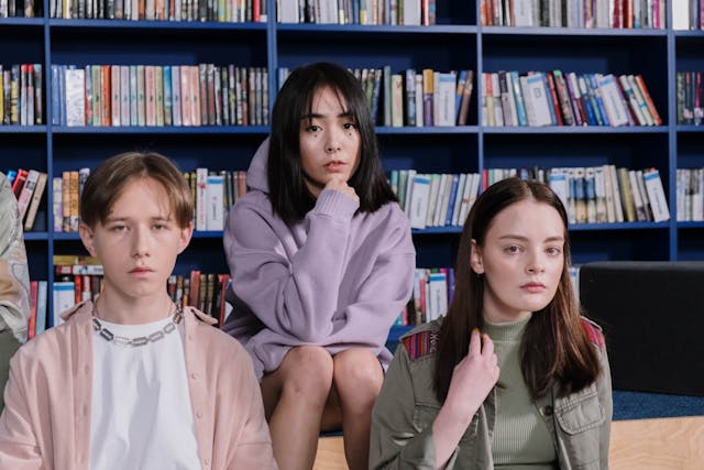 3 amis entre deux cours